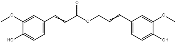 Coniferyl ferulate Structure